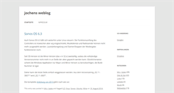 Desktop Screenshot of blog.jochen-schug.de