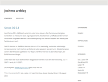 Tablet Screenshot of blog.jochen-schug.de